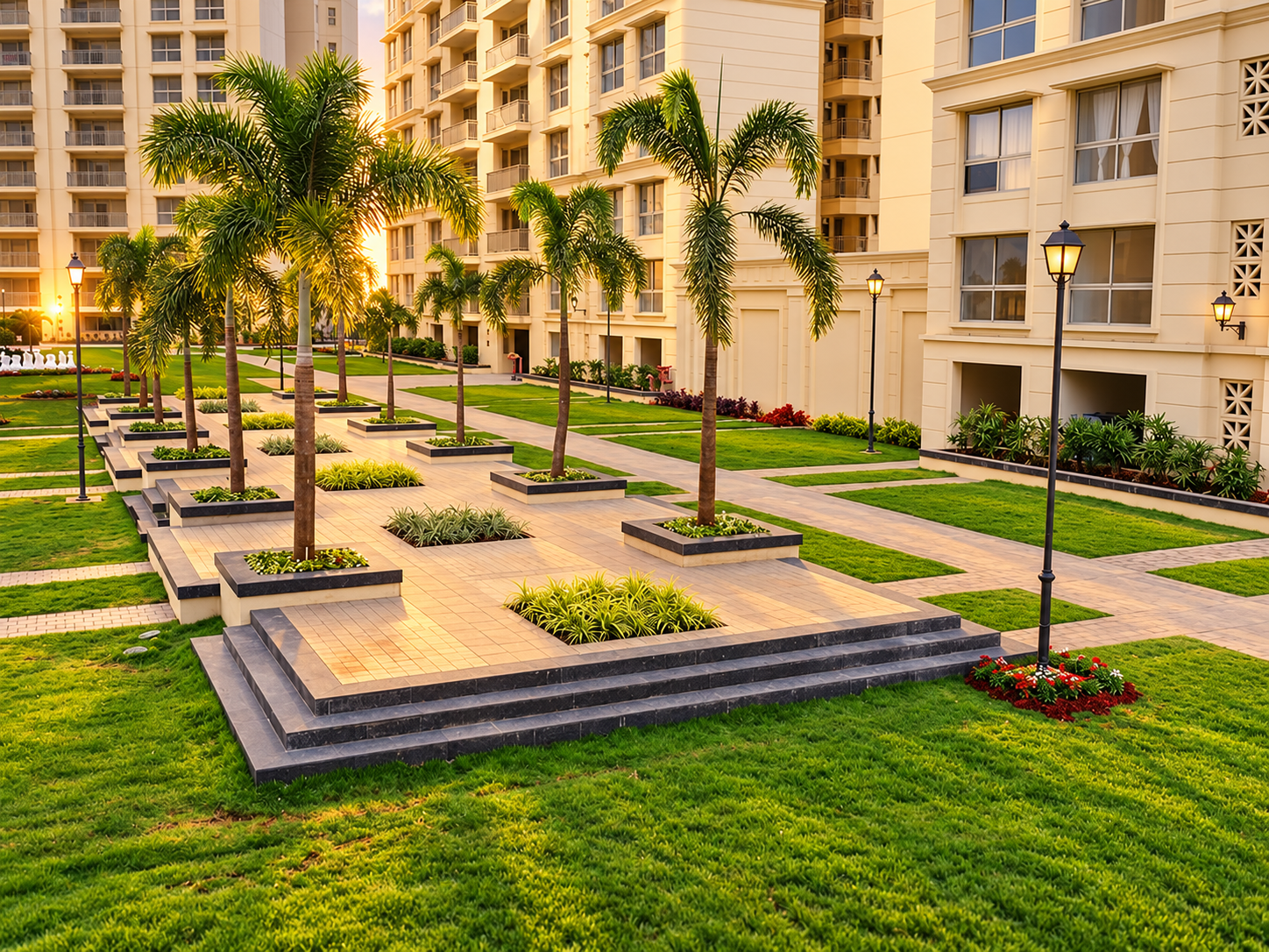 Existing residential environment within Fortune City
